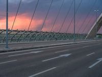 Modern Urban Bridge in Zaragoza, Spain