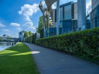 A Modern Urban Landscape in Berlin, Germany