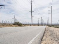 Mojave Desert Road Under Clear Skies