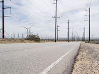 Mojave Desert Road Under Clear Skies