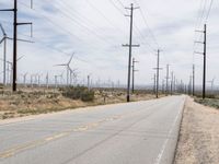 Mojave Desert Road Under Clear Skies