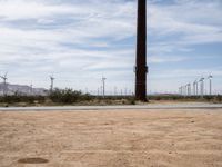 Mojave Desert Road in Los Angeles, California