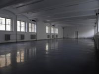 Monochromatic Hallway in Modern Building 001