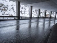 Monochrome Architecture: Bridge in the City