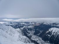 Mont Blanc French Alps Winter View 001