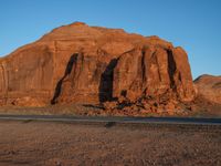 Monument Valley Profile in Arizona Landscape