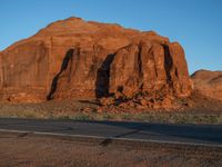 Monument Valley Profile in Arizona Landscape