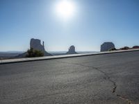 Monument Valley, Arizona: Scenic Road under Clear Sky