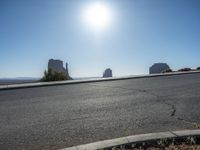 Monument Valley, Arizona: Scenic Road under Clear Sky