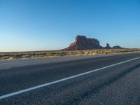 Monument Valley: Arizona and Utah Road at Dawn