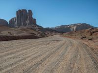 Monument Valley Landscape under Clear Skies