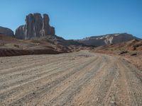 Monument Valley Landscape under Clear Skies