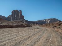 Monument Valley Landscape under Clear Skies