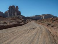 Monument Valley Landscape under Clear Skies