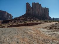 Monument Valley Landscape: Clear Sky in the USA