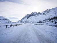 Morning Drive through Snowy German Alps
