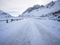 Morning Drive through Snowy German Alps