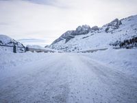 Morning Drive through Snowy German Alps