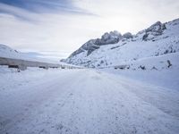 Morning Drive through Snowy German Alps