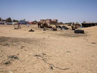 Off-Road Track Through the Moroccan Desert