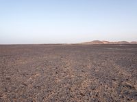 Morocco Desert Landscape at Dawn with Clear Sky