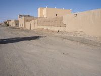 Morocco Desert Road and Historic Fortification 003