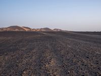 Road in the Moroccan Desert: Straight Towards the Horizon