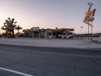 Motel Roadside View in Suburban Los Angeles