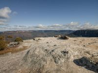 Mountain Formation: Overlooking Cloud-Filled Skies