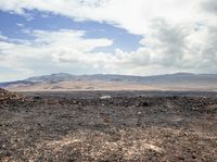 Mountain Highlands Landscape: Clouds in the Sky