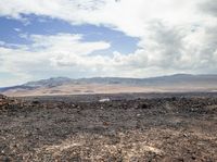 Mountain Highlands Landscape: Clouds in the Sky