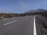 Mountain Highway under a Clear Sky in Europe