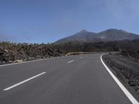 Mountain Highway under a Clear Sky in Europe