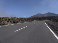 Mountain Highway under a Clear Sky in Europe