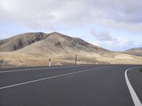 Mountain Highway in Europe: A Nature Landscape