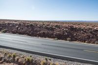 Mountain Highway Through Red Rock Landscape
