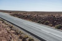 Mountain Highway Through Red Rock Landscape