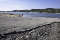 Mountain Horizon on a Clear Day: Exploring Rugged Terrain