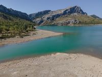 Mountain Lake Aerial View 003