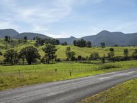 Mountain Landscape in Australia with Clear Sky