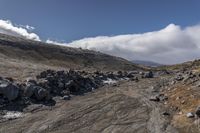 Mountain Landscape: A Cliff Overlooking a Valley