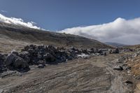 Mountain Landscape: A Cliff Overlooking a Valley