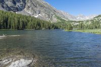 Mountain Landscape in Colorado with Lake - Nature