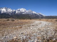 Mountain Landscape: Dirt Road in China