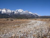 Mountain Landscape: Dirt Road in China