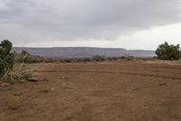 Mountain Landscape under a Grey Sky