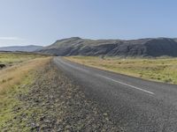 Mountain Landscape in Iceland: Clear Sky Views