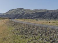 Mountain Landscape in Iceland: Clear Sky Views