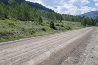 Mountain Landscape on Ilium Road, Colorado, USA