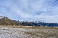 Mountain Landscape in Italy Under a Gloomy Sky